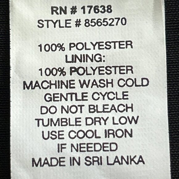 Miss Dorby Black Button-Up Blazer With Bow Detail Size 10 3/4 Sleeves - Picture 4 of 7